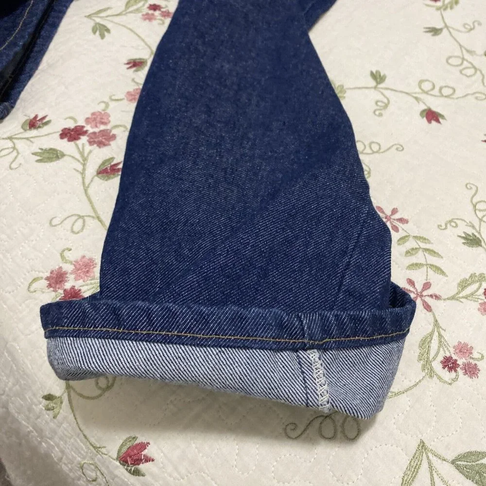 Levi's 517 Blue Jeans Dark Wash Size 38 x 36 Blue Made in USA Boot Cut Vintage